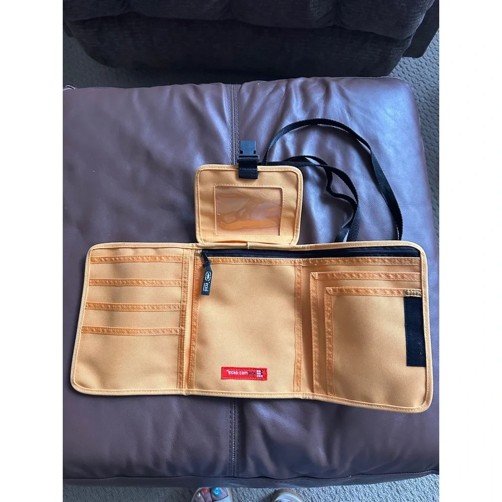 Ecko Unltd Complex Yellow Camo Neck Wallet‎ Crossbody Bag Streetwear Tactical
